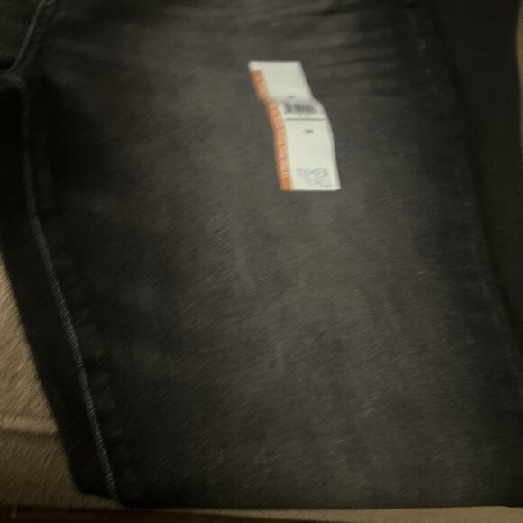 Time And Tru Womens High Rise Curvy Skinny  Jeans Black Wash Size 14 Short NWT - Picture 3 of 10